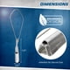 thumbnail image 4 of Abrazadera OHLECTRIC de aluminio en cuña 4-1/0, paquete de 2, 4 of 8