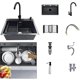 thumbnail image 2 of Lavaplatos De Cocina Empotrable 55x45cm Acero inoxidable 304, 3 mm Con Accesorios +llave+rejilla+dispensador, 2 of 7