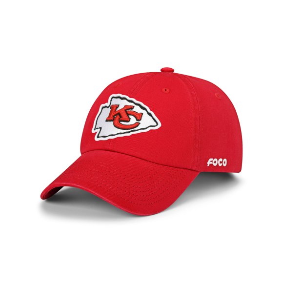 Gorra FOCO Kansas City Chiefs NFL con logotipo principal rojo