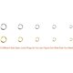 thumbnail image 3 of Kit de Anillas Abiertas y Broches Paxcoo de 1200 Piezas, Plata y Oro, 3 of 3