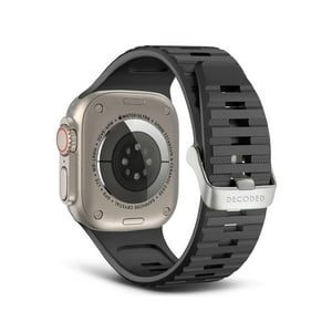 Decoded - Banda Para Apple Watch 49Mm De Silicona Ut Negra