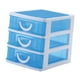 thumbnail image 3 of Organizador De Artículos Diversos Para Tocador, Escritorio, Habitación, Joyas, Hogar, Baño, Organizadores De Maquillaje, Azul, 3 of 3