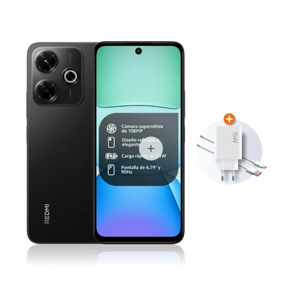 Smartphone Redmi 13x 256GB 6.7" Negro Liberado