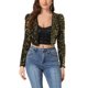 thumbnail image 1 of INSPIRE CHIC Chaqueta Corta de Fiesta para Mujer con Lentejuelas Brillantes de Manga Larga y Frente Abierto L Negro Oro, 1 of 6