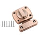 thumbnail image 5 of Cerradura De Puerta De Seguridad Con Tornillos, Pestillo Giratorio Para Puerta Interior, Pestillo Para Puerta, Bronce Rojo, 5 of 5