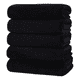 thumbnail image 1 of Pack 6 Toallas Negras Peluquería Hotel Barbería Spa Gym 50x100 cm, 1 of 3