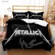 thumbnail image 1 of Heavy Metal Band Casal All Season Duvet Cover Comforter Bedding sets Soft Quilt Cover and Pillowcases Single/Double/Queen/ Bed Sheets, 1 of 3