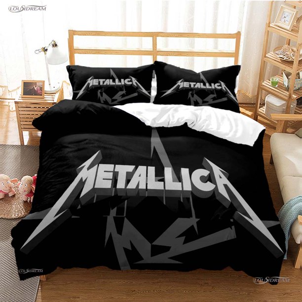 Heavy Metal Band Casal All Season Duvet Cover Comforter Bedding sets Soft Quilt Cover and Pillowcases Single/Double/Queen/ Bed Sheets