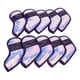 thumbnail image 2 of Cubiertas Para La Cabeza Del Club De 10 Piezas Con Bordado De Números, Cubierta Para La Cabeza De Hierro De Golf, Púrpura, 2 of 5