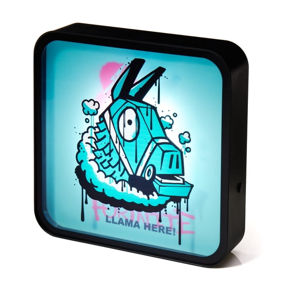 Lámpara LED con forma de caja de luz Numskull, diseño oficial de llama de Fortnite