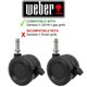 thumbnail image 3 of Ruedas giratorias Weber 2 pzas 1,6 kg Genesis II con bloqueo, 3 of 5