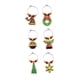 thumbnail image 5 of 6pcs / Set Anillos de copa de vino de Navidad Mark Charms Party Decor Angel Style, 5 of 5