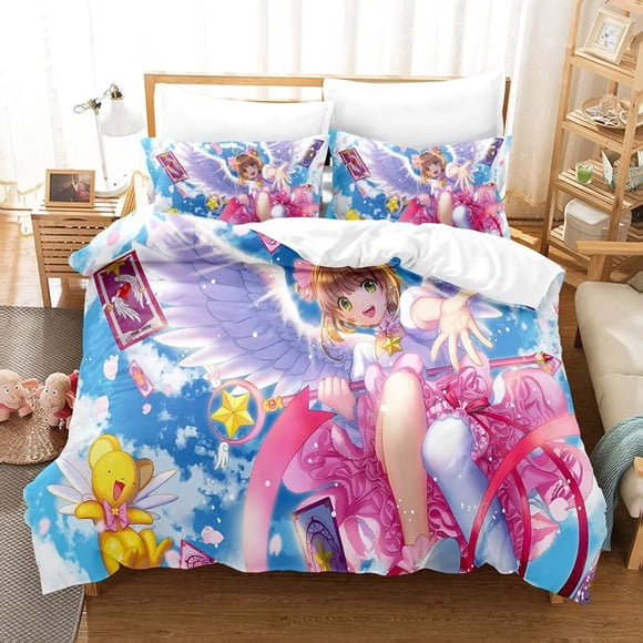 Cardcaptor Sakura Bedding Set Duvet Cover Bedroom Comforter Quilt Cover Home Textile