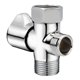 thumbnail image 1 of Válvula adaptadora en T cromada LUXE Bidet 7/8" x 7/8" x 1/2", 1 of 8
