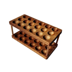 Bothyi - Organizador De Huevos Con Diseño De Doble Capa, Bandeja Para Guardar Huevos Para El Frigorífico Del Hogar