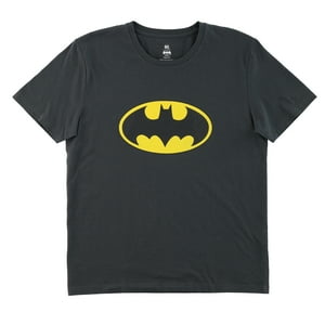 Polera Hombre Batman Bat Icon Negro Dc Comics