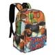 thumbnail image 2 of Timmy Time-theme Backpack, Campus style schoolbag Bookbag with Adjustable Shoulder Straps And Large Zip Compartment, Unisex Travel Bags.42x30x15cm, 2 of 6