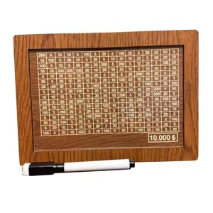 Magideal - Hucha Para Adultos, Caja De Ahorro De Dinero Con Estuche De Almacenamiento En El Mostrador, Para Objetivo De Ahorro, Banco De Dinero Con Objetivo De Marrón Claro