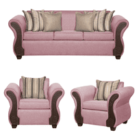 Ruzam Mobel - Juego De Living 3-1-1 Marsella Palo Rosa