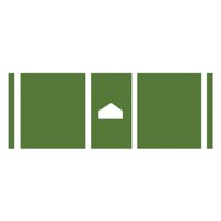 Magideal - Colchoneta De Béisbol Para Bateo, Equipo De Práctica De Bateo Para Interiores Y Exteriores, Cojín De Ejercicio Deportivo Con Postura Correcta Para Ado Verde