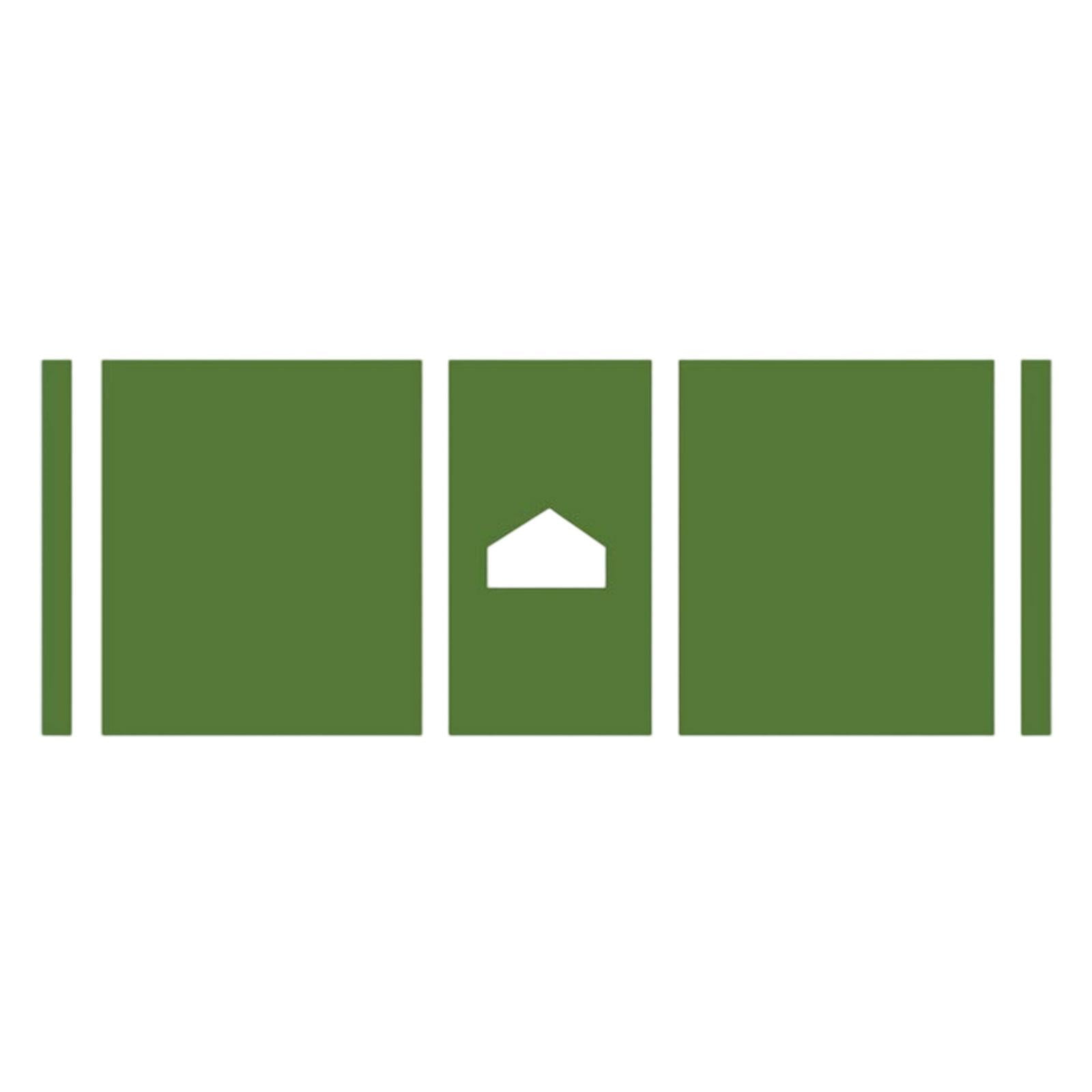 Magideal - Colchoneta De Béisbol Para Bateo, Equipo De Práctica De Bateo Para Interiores Y Exteriores, Cojín De Ejercicio Deportivo Con Postura Correcta Para Ado Verde