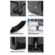 thumbnail image 4 of Bolsa de gimnasio Fitgriff con compartimento para zapatos y artículos húmedos, unisex, gris, 4 of 7