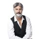 thumbnail image 1 of Disfraz moderno de Costume Culture Franco con peluca y barba para hombre, 1 of 1