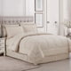thumbnail image 1 of Set de edredón Sweet Home Collection Dobby Beige Queen, 8 piezas, 1 of 6