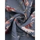 thumbnail image 5 of INSPIRE CHIC Vestido de Mujer Floral con Cuello Mock, Volantes, Manga Larga, Flowy, Chiffon, Corte A-Line, Midi, Gris Azul, 5 of 6