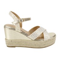 Sandalia Agua De Coco Texturas Dorada