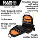 thumbnail image 3 of Mochila Klein Tools Extra Storage Negra Grande, 3 of 9