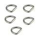thumbnail image 5 of Anillos En D De Metal Para Hamaca, Monederos, Anillos De Acero Sin Costura, Anillos En D Semicirculares, 3,5mm X 2,68cm X 2,35cm, 5 Uds., 5 of 5