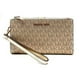 thumbnail image 2 of Billetera Michael Kors Cartera de Viaje Jet Set con Doble Cremallera para Mujer, Oro Pálido, 2 of 3