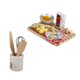 thumbnail image 1 of 1/12 Casa De Mu?ecas Miniatura Cocina Comida Huevos Leche Pan Cuchillos De Cocina, 1 of 5