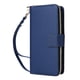 thumbnail image 1 of Funda Cartera con Cremallera y Correa para iPhone 15 Pro Soporte y Tarjetero Azul, 1 of 6
