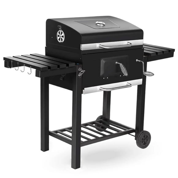 Parrilla a Carbón 108x137x57 cm Premium Bandeja Lateral