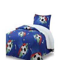 Genérico - Cubrecama Quilt Sherpa Plaza Y Media 180X230 1