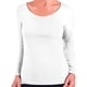 thumbnail image 3 of Camiseta Bambú Primera Capa Mujer 6 Unidades blanco Talla Unica, 3 of 4