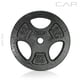 thumbnail image 2 of Discos de peso CAP Barbell estándar de 1 pulgada de agarre, 11.3 kg, negro, 2 of 8