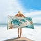 thumbnail image 2 of 1pc Super Absorbent Teal Sea Turtle Beach Towel for Travel, Swimming, Diving, Surfing, Yoga, and Camping - Sand Free Microfiber Beach Blanket with Beach Accessories, 2 of 4