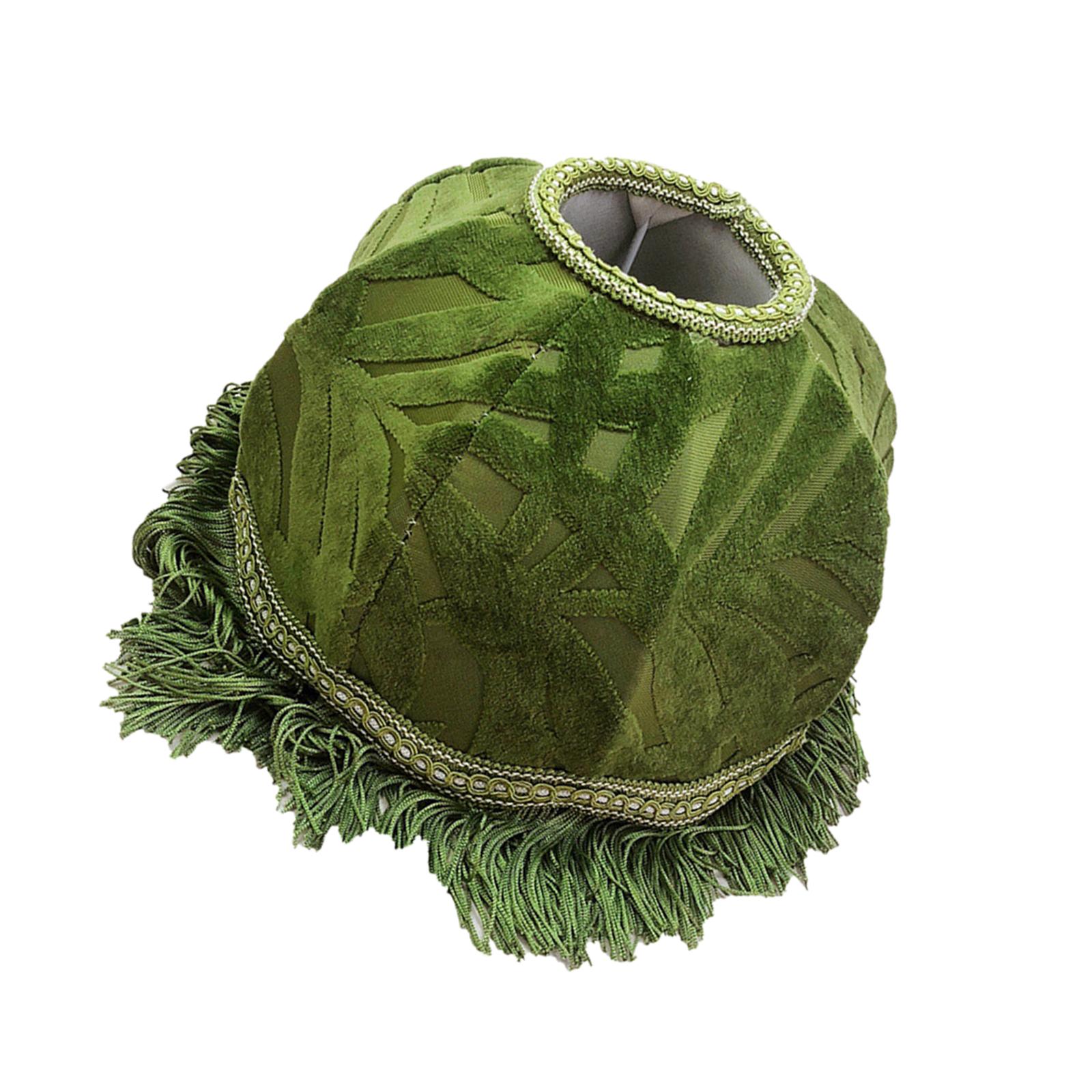 Ioensy - Pantalla De Lámpara Pantalla De Lámpara Adorno Geométrico Con Flecos 70S Para Cabecera Sala De Estar Cúpula