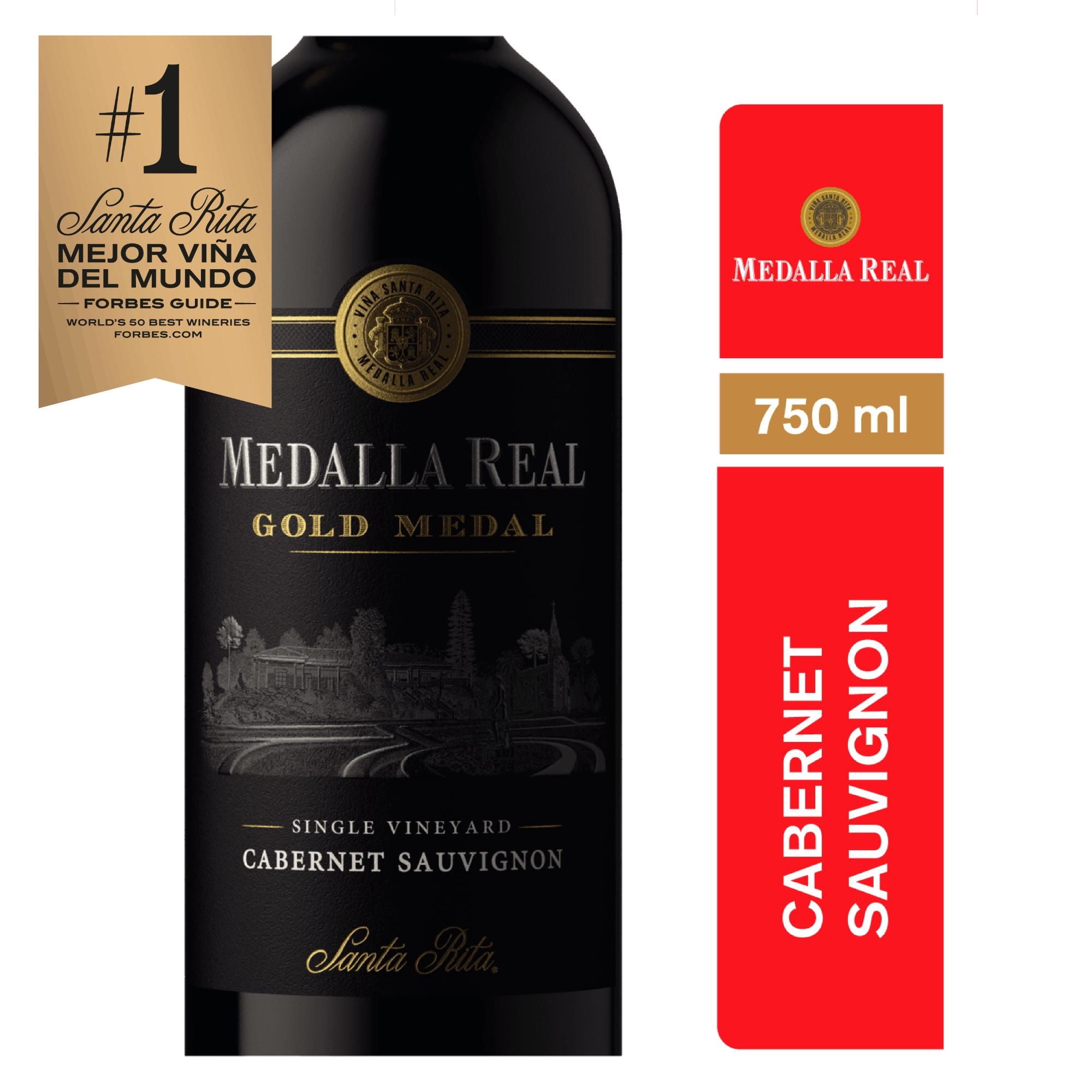 Vino Tinto Cabernet Sauvignon Gold Medal 13.5° Botella 750 cc Medalla Real