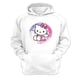 thumbnail image 1 of Polerón Canguro Gatita Kitty Blanco Talla Xl Unisex, 1 of 3