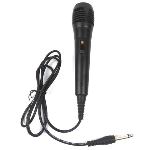 Micrófono Dinámico Unidireccional Para Karaoke Yaizk Con Cable De 1.5 M