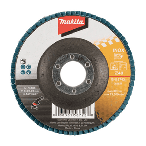 Disco Traslapado Metal/Inox 4 1/2'' Gr40 Makita D-74186