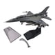 thumbnail image 1 of Modelo De Caza De Aleación 1/72 F16D Con Base De Exhibición Coleccionables Para Estante, 1 of 5