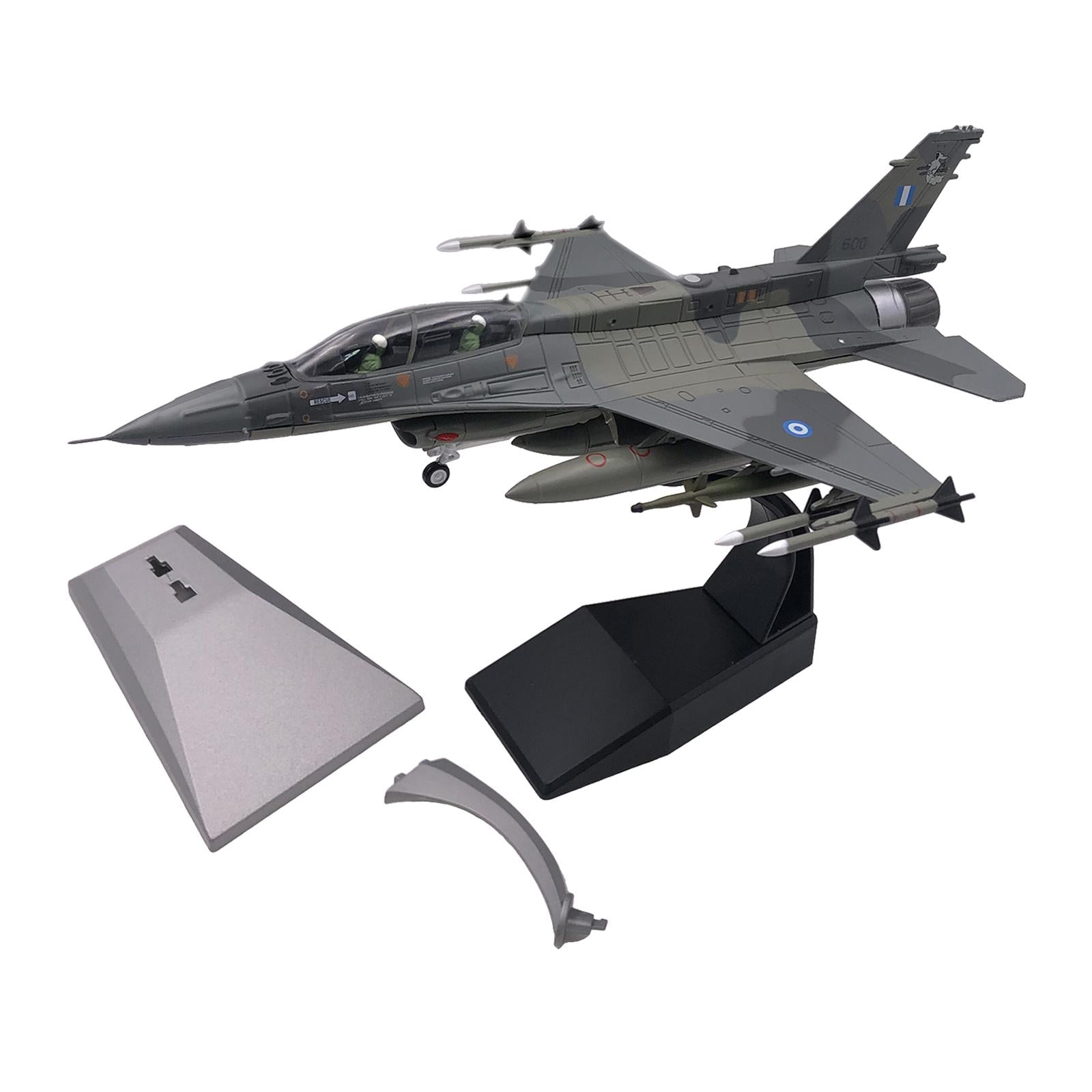 Bothyi - Modelo De Caza De Aleación 1/72 F16d Con Base De Exhibición Coleccionables Para Estante