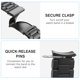 thumbnail image 4 of Banda de metal para Samsung Galaxy Watch 7 FE 6 5 4 MoKo negra, 4 of 8
