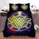 thumbnail image 1 of Symbols Of Hope Wonder Woman Neon Quilt Duvet Cover Set Cover Bed Linen3-Piece Bedding Set (1 Duvet Cover + 2 Pillow Shams), 1 of 4
