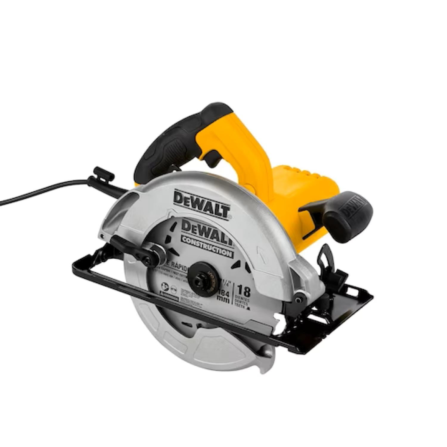 Sierra Circular Eléctrica De 7 1/4" (185mm) 1500w Dwe5615 Dewalt Amarillo 28x34x22